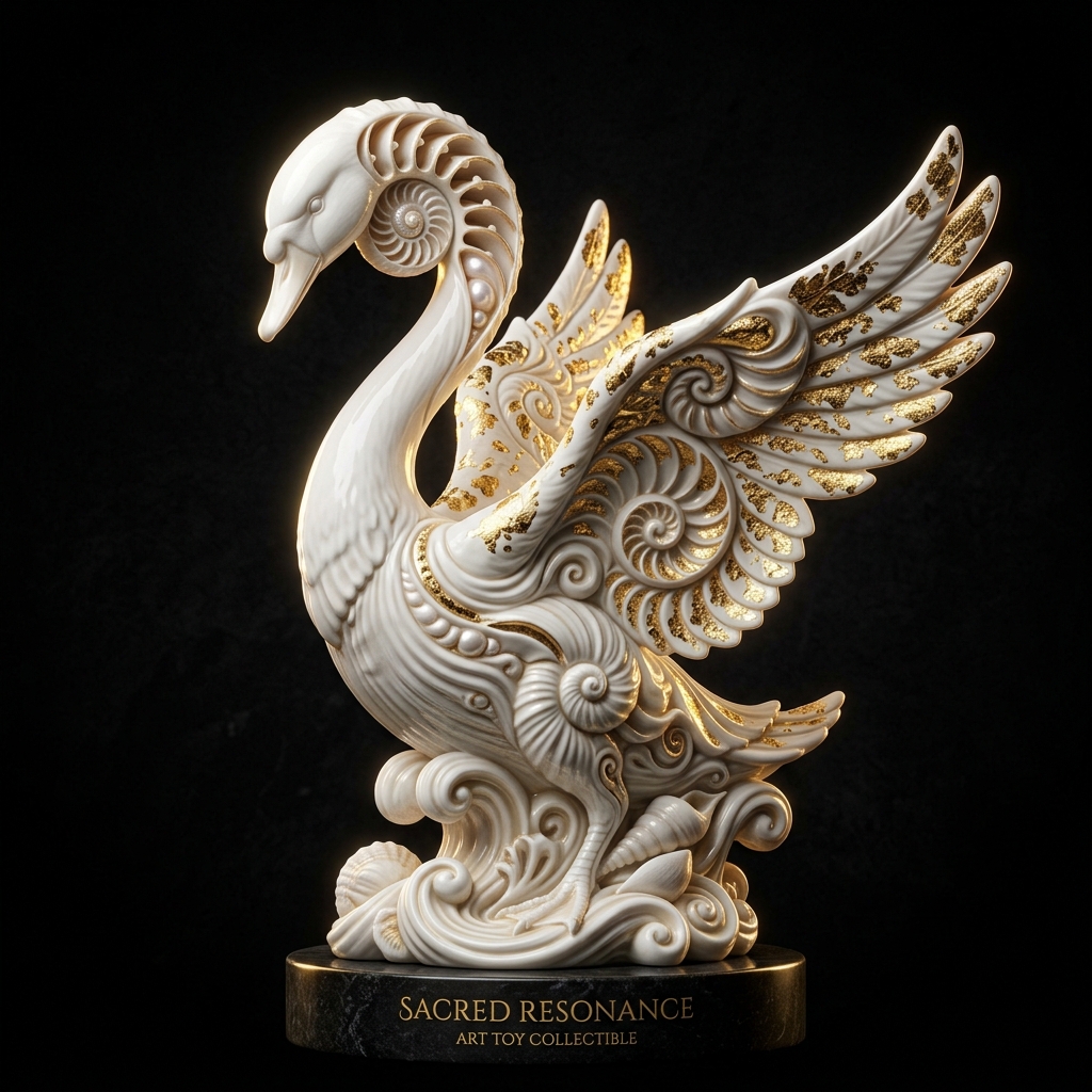 Sacred Resonance Art Toy — หงส์-สังข์